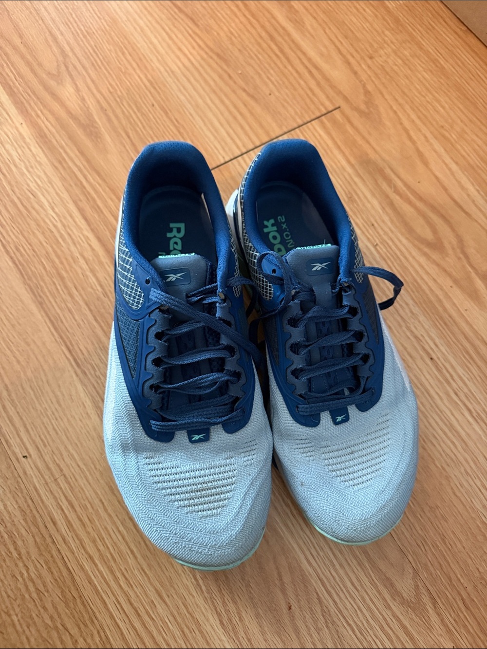 Reebok women nanox2 Navy and Light Blue Running Sneakers